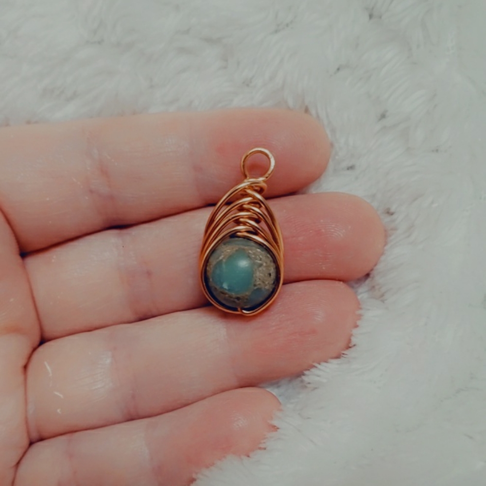 Handwrapped Pendant 13